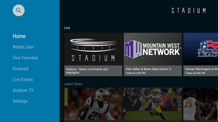 Stadium android App screenshot 2